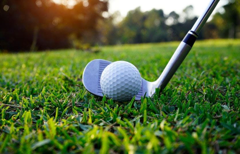 Stock image of a golf club