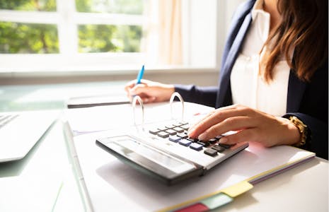 Accountant at work Accountant at work