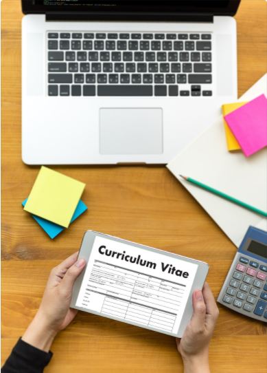 Stock Image of a CV