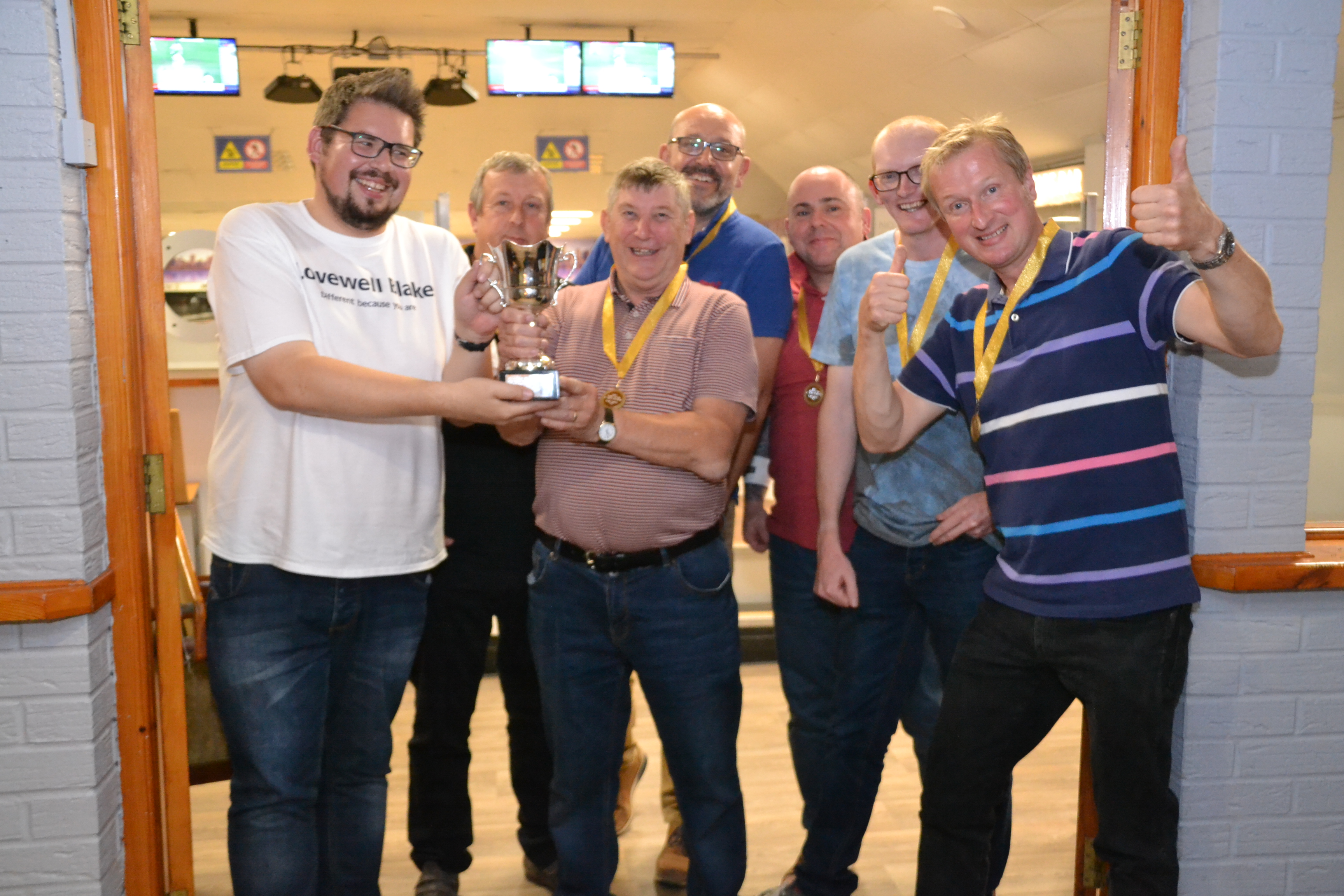 Mat Waters, Partner for Lovewell Blake at the Halesworth Bowling Evening