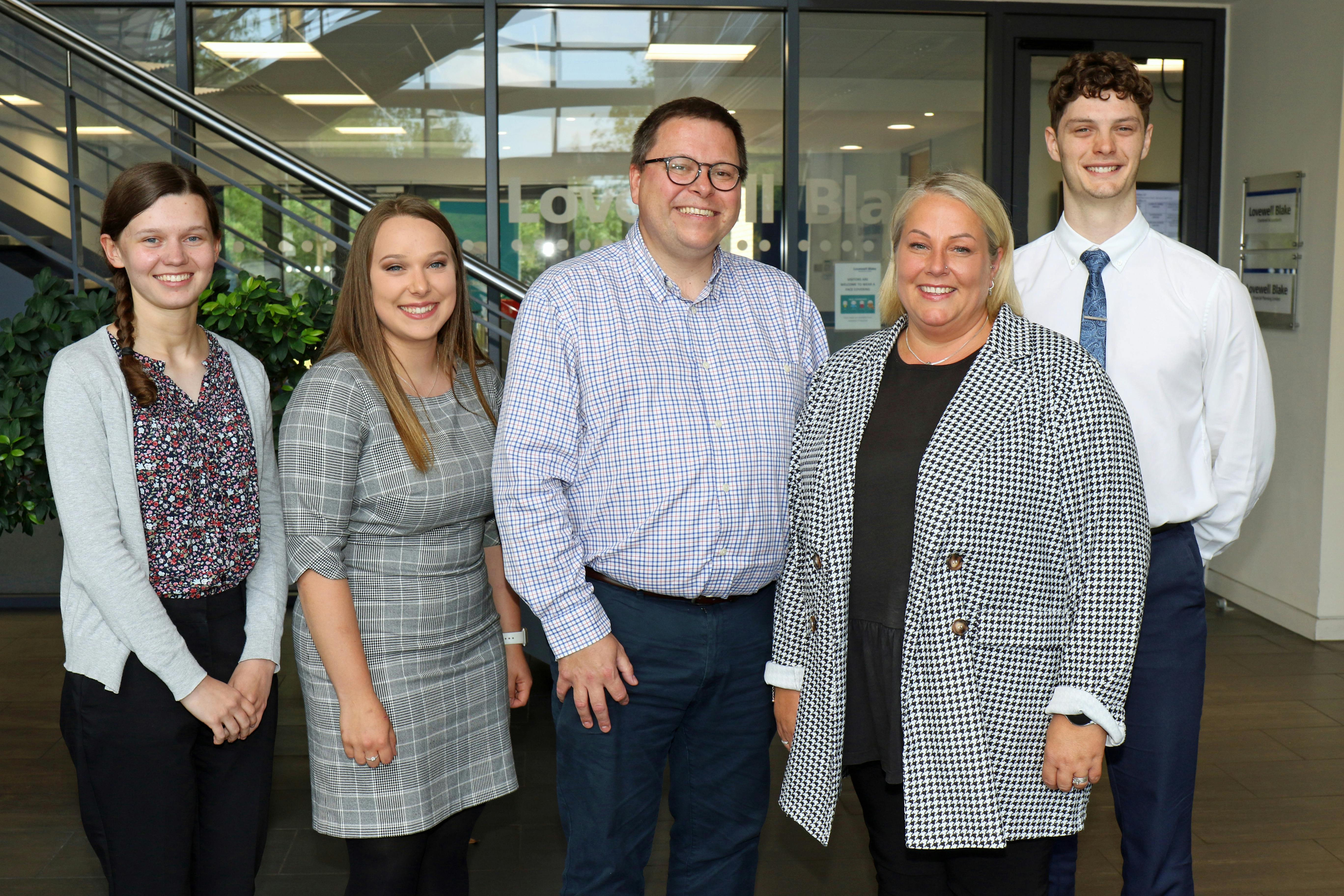 HR Partner and HR administrator with apprentices HR Partner and HR administrator with apprentices