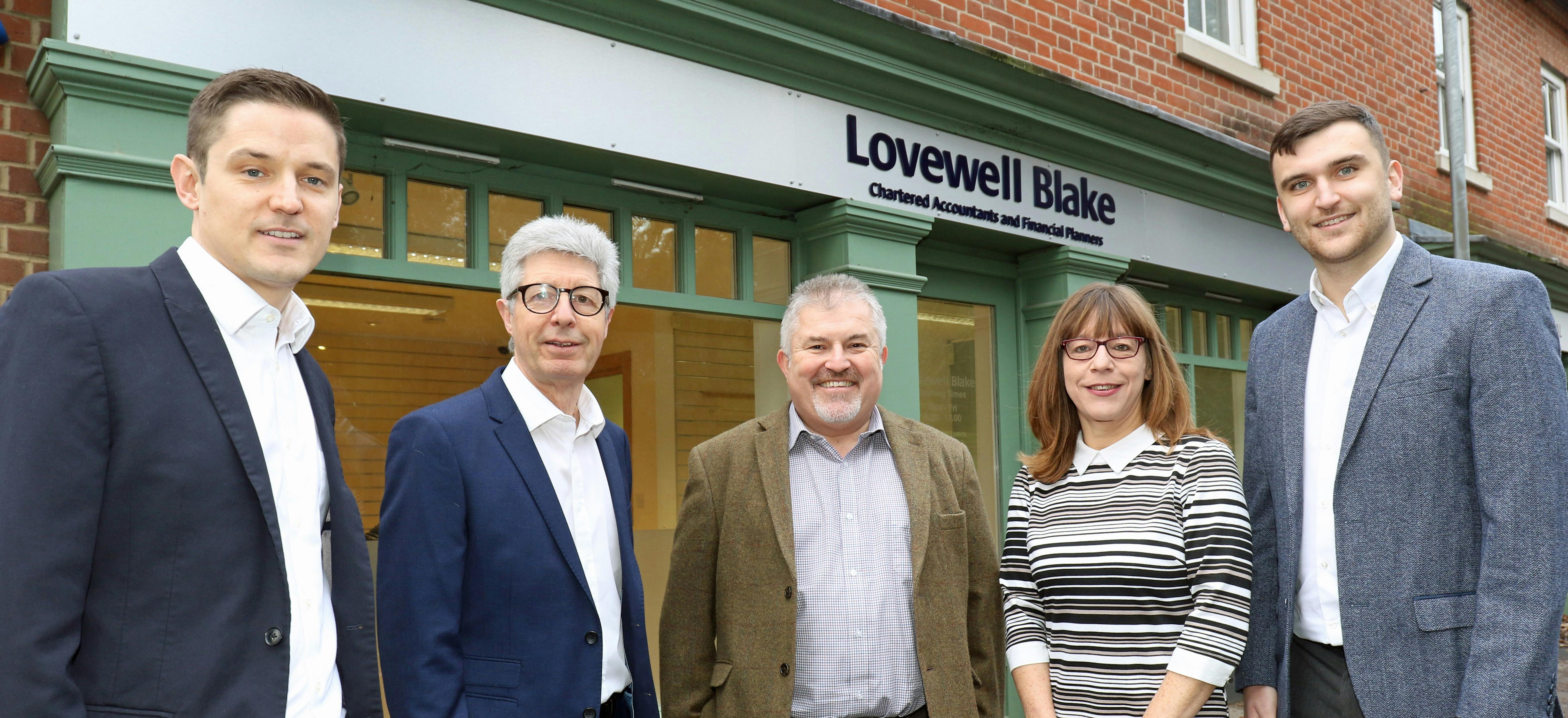 Lovewell Blake team at their Aylsham office