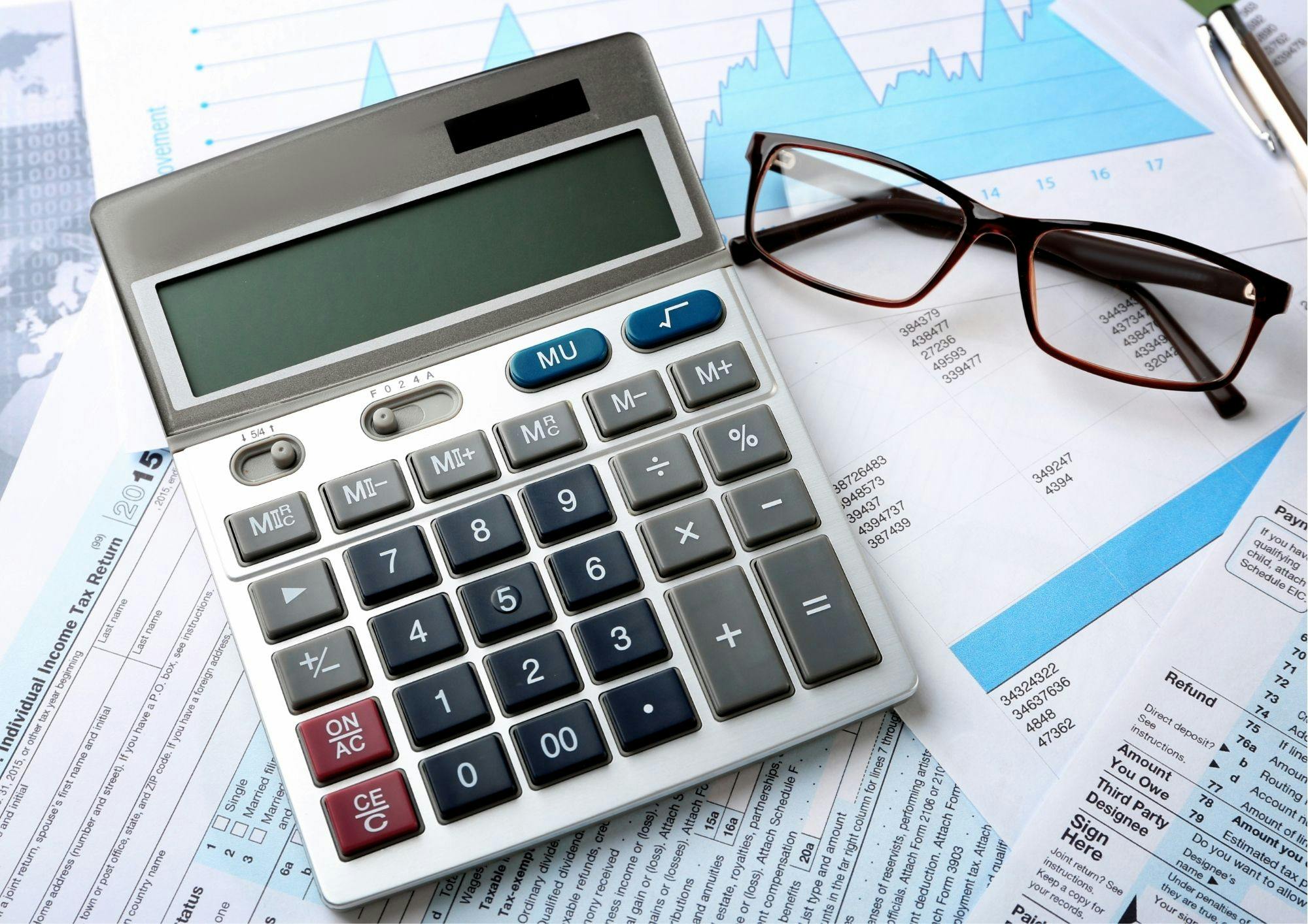 Stock image of a calculator Stock image of a calculator