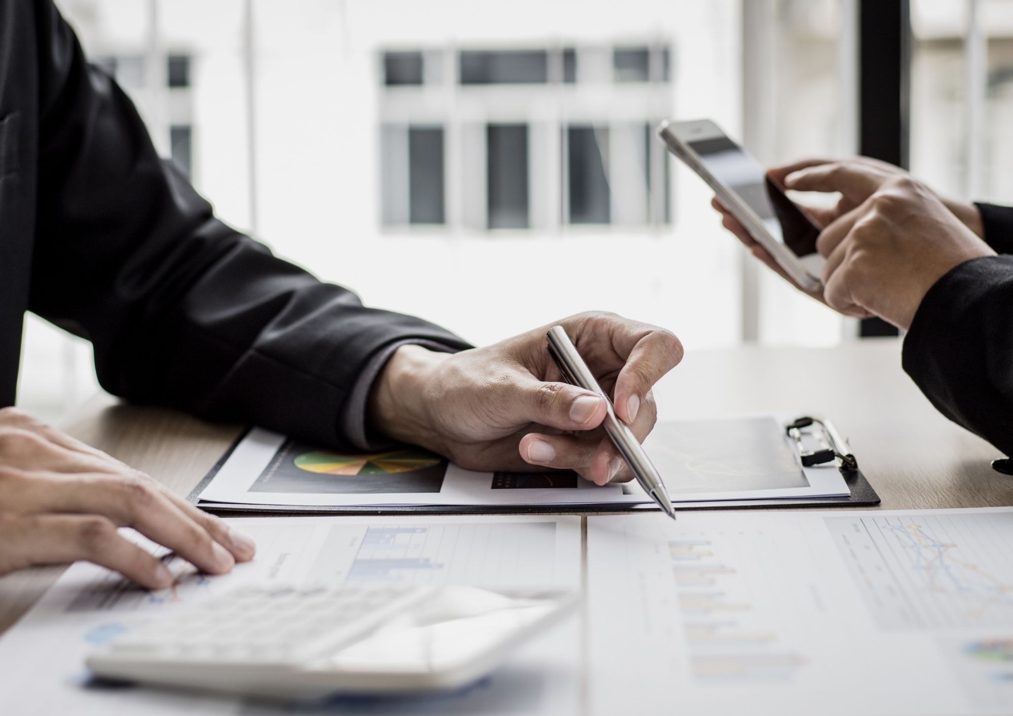 Accountants in a meeting