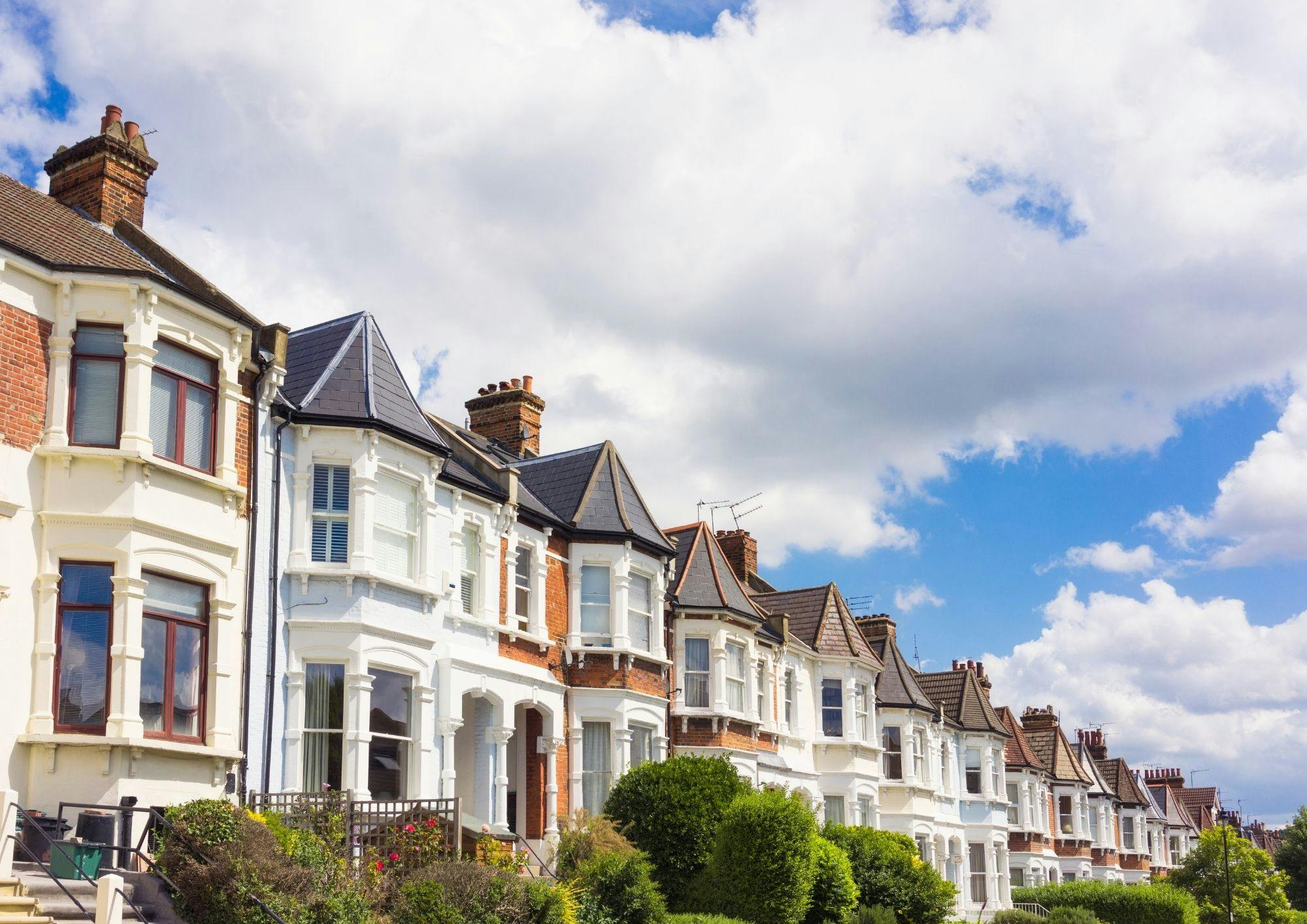 Stock image of houses