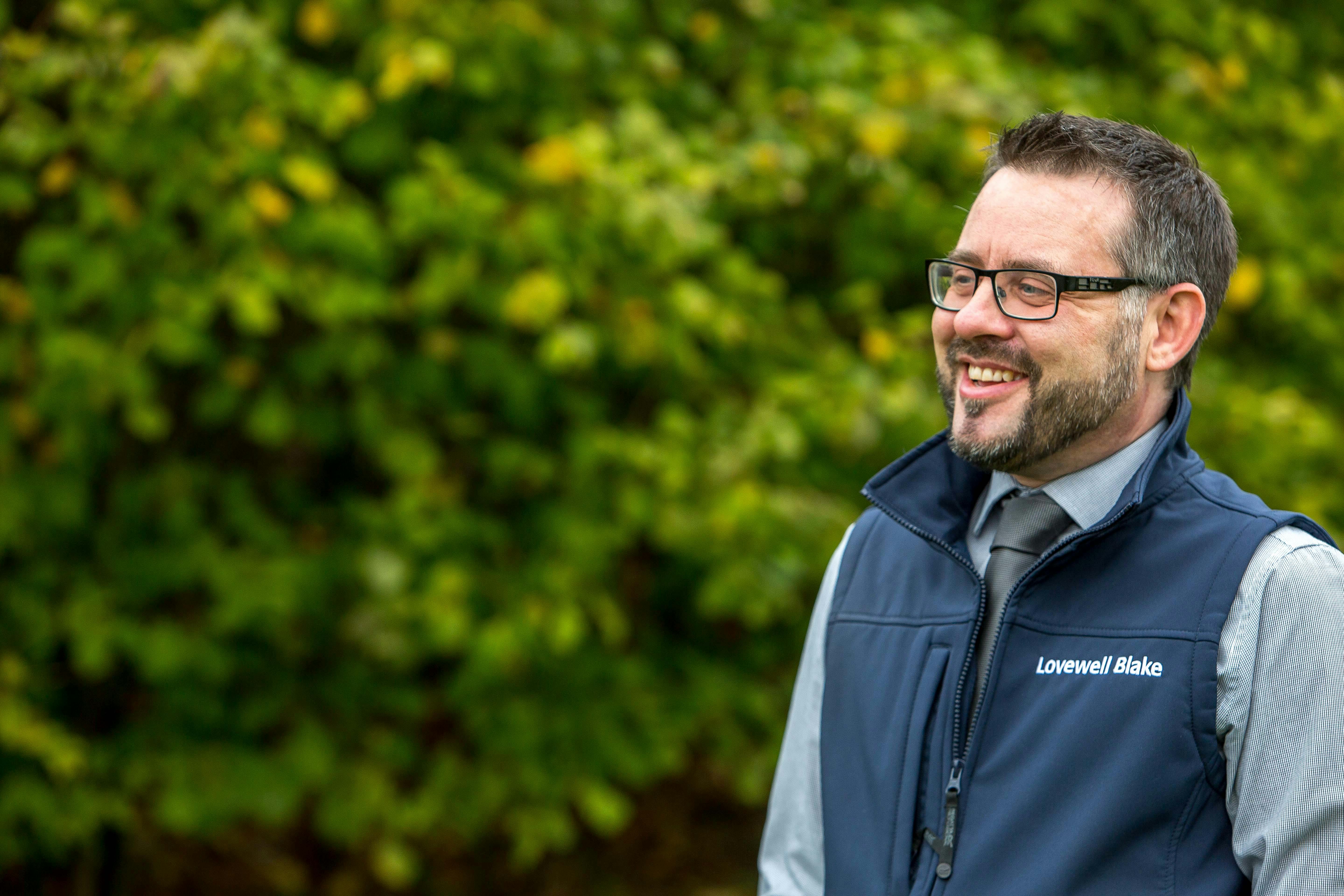 Justin Wright, Manager for Lovewell Blake Justin Wright, Manager for Lovewell Blake