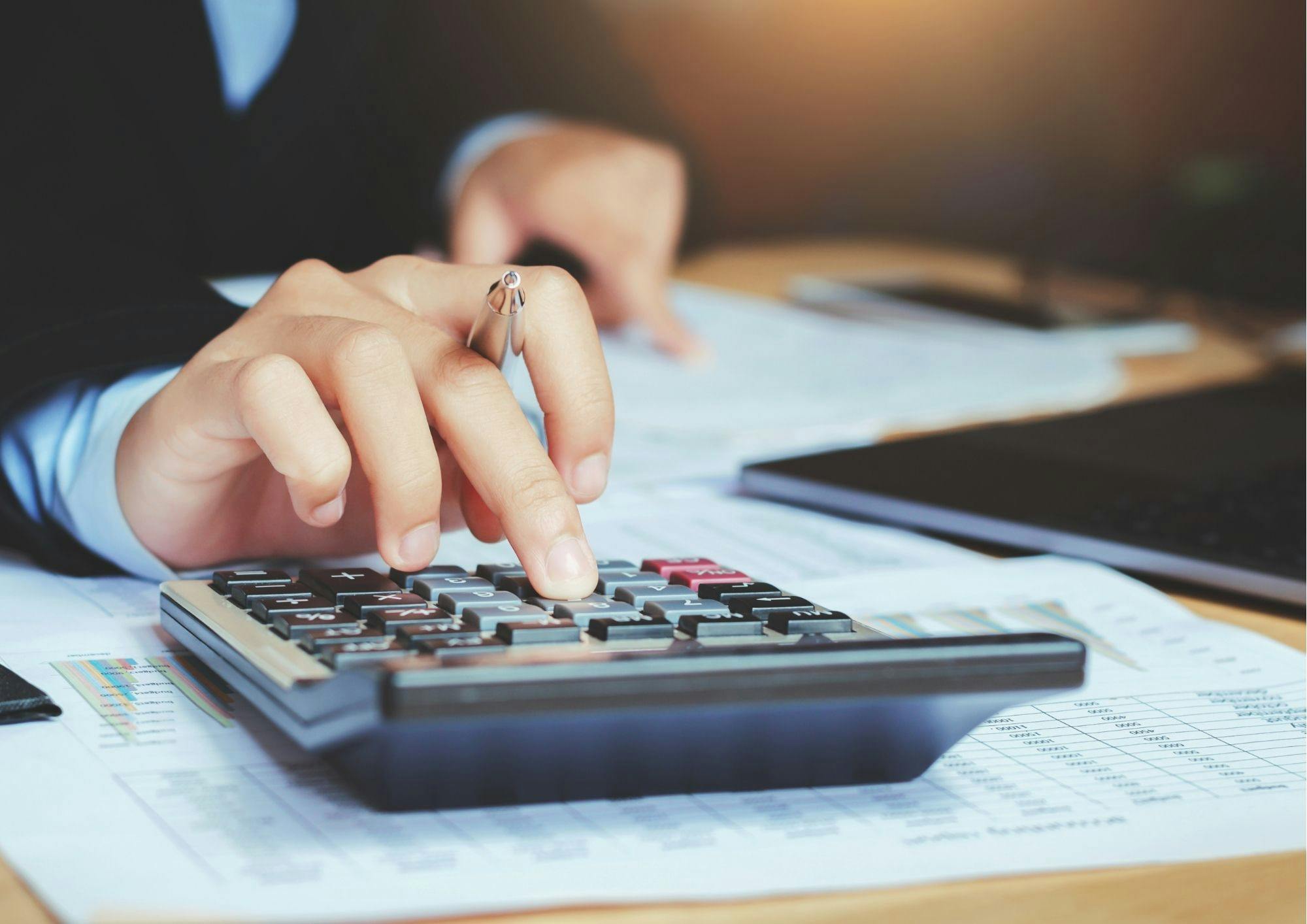 using a calculator